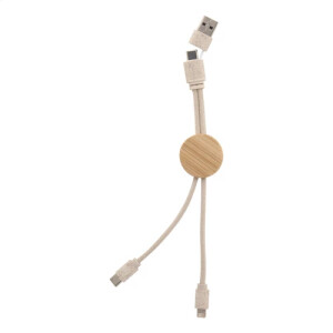 Nihon USB-laddkabel på vit bakgrund
