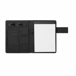Powernoty - Konferensmapp A5, power bank on a white background