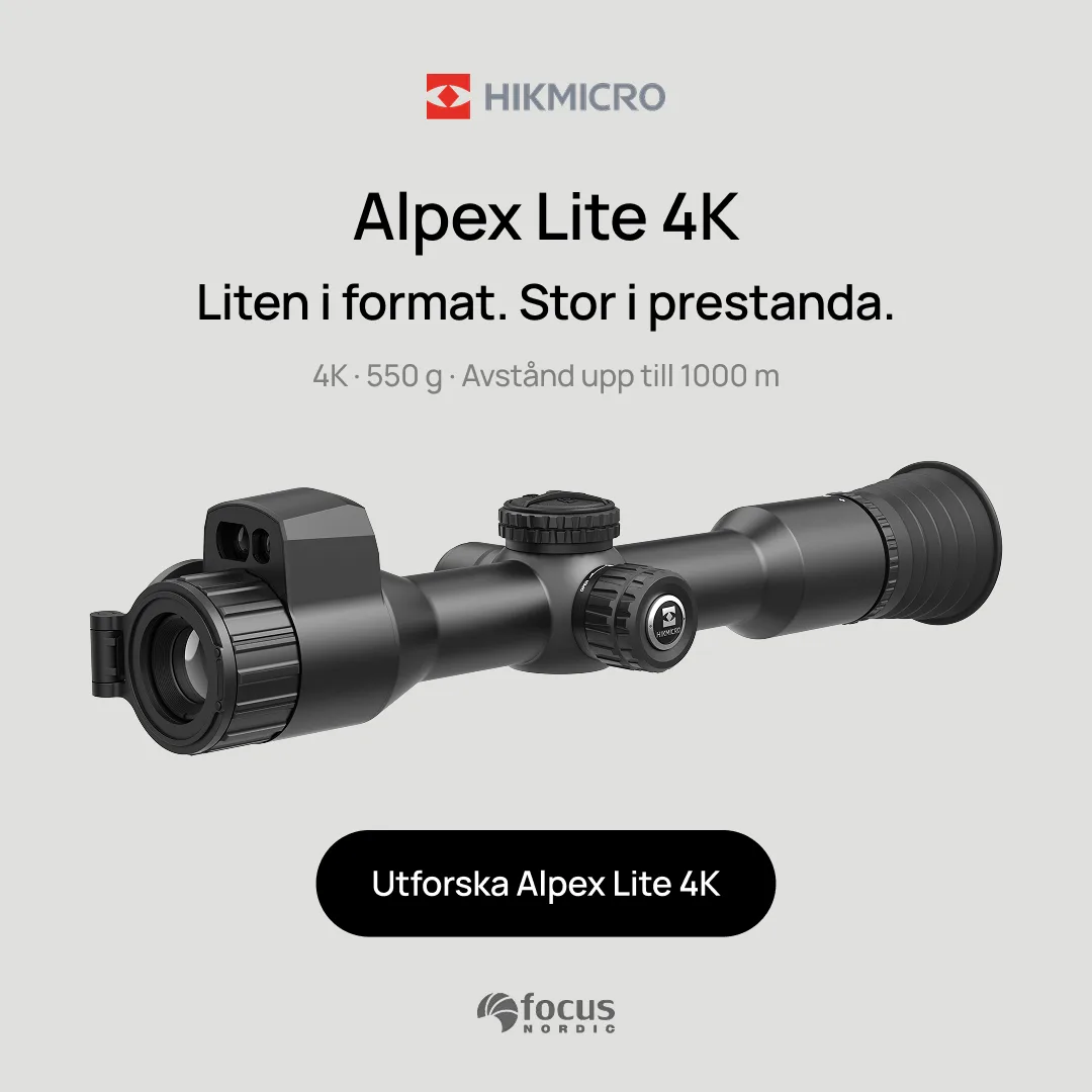 Product campaign for the Hikmicro Alpex Lite 4K.