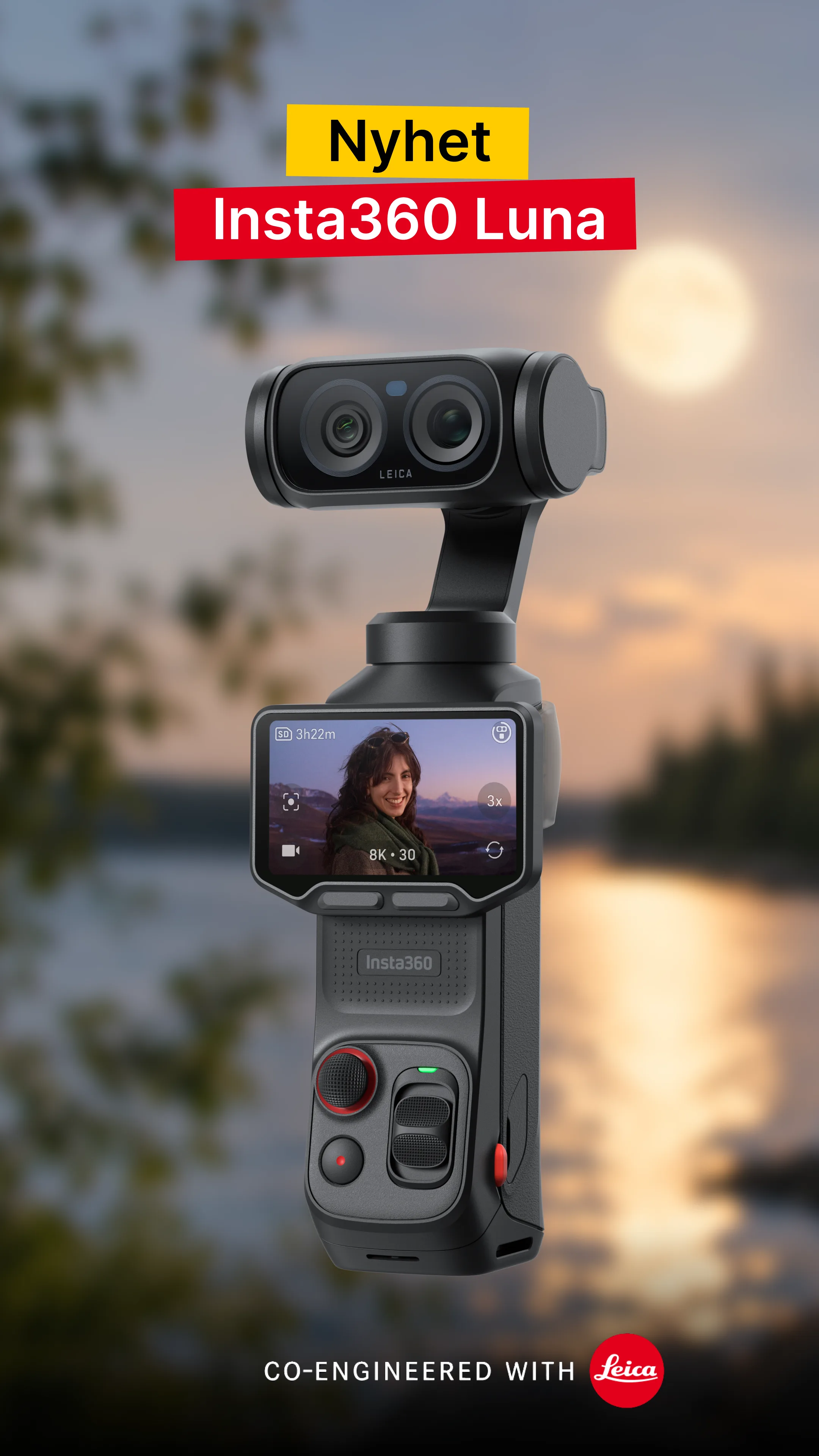 Launch campaign for Insta360 Luna.